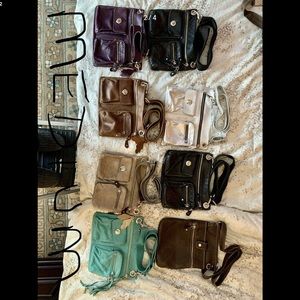 ROOTS PURSES SMALL MEDIUM AND LARGE